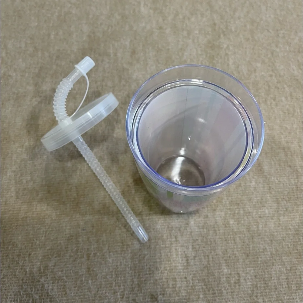 J "J" Initial Durable Plastic Tumbler Drink Cup with Straw
Easy Open / Close Lid - Picture 8 of 10